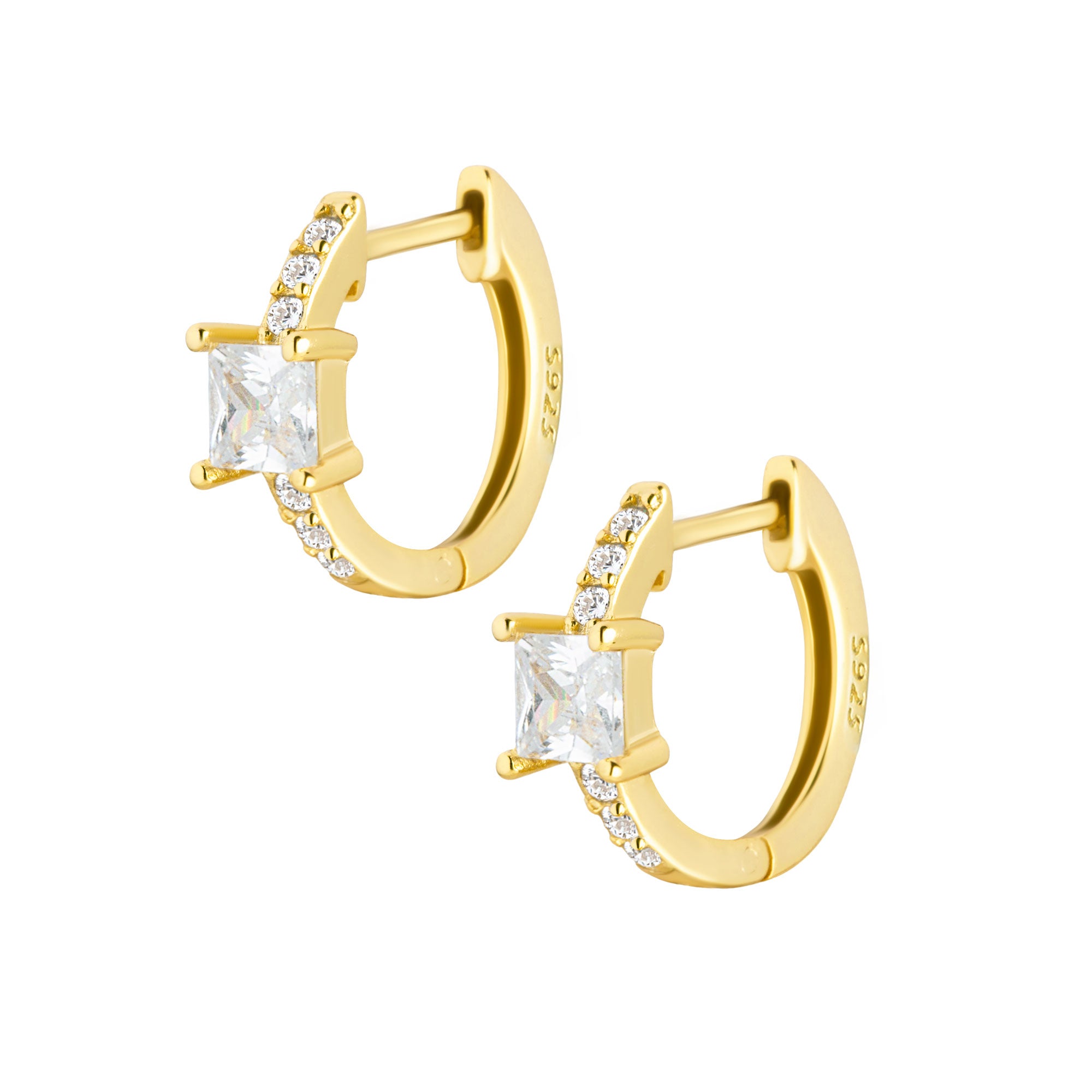 Kelly Hoop Earrings - Gold – Lephoria