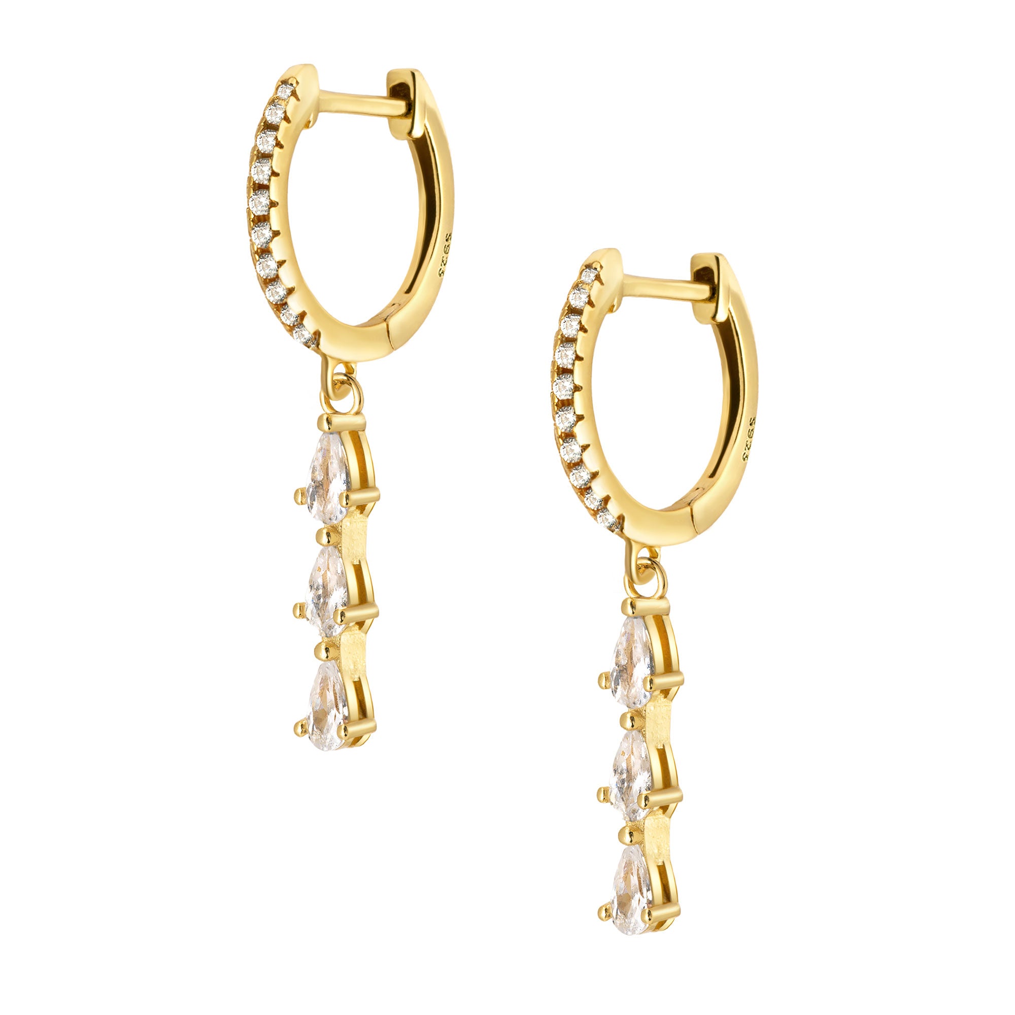 Lissome Hoop Earrings - Gold – Lephoria